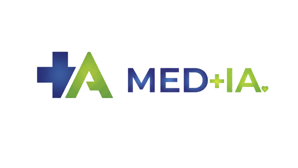Logo horizontal de Med + IA